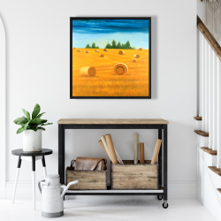 Encadré 24 x 24 - Paysage de la campagne