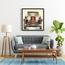 Framed 24 x 24 - Vintage luxury car