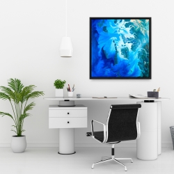 Framed 24 x 24 - Satellite view of the mergui islands