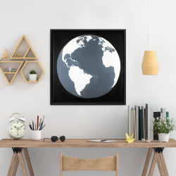 Encadré 24 x 24 - Vue satellite de la terre