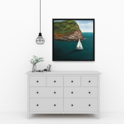 Framed 24 x 24 - At seda in porto venere
