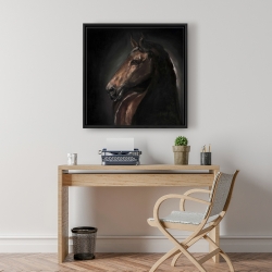 Framed 24 x 24 - Spirit the horse