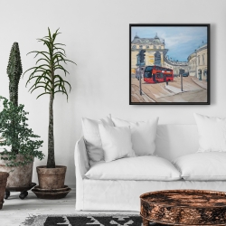 Framed 24 x 24 - Piccadilly circus of london