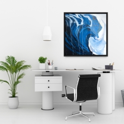 Encadré 24 x 24 - Vague abstraite en mouvement