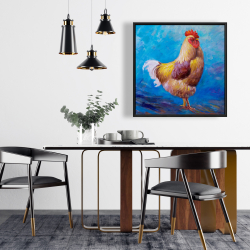 Framed 24 x 24 - Beautiful rooster