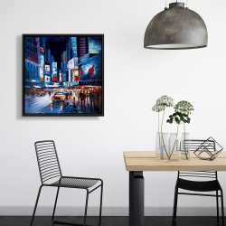 Framed 24 x 24 - Times square perspective