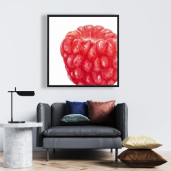 Framed 24 x 24 - Raspberry