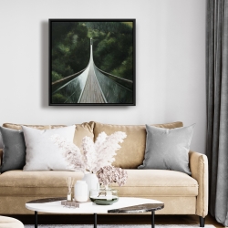 Framed 24 x 24 - Steep bridge