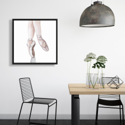 Framed 24 x 24 - Ballerina feet