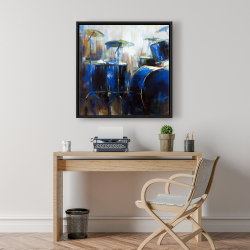 Framed 24 x 24 - Asbtract drums