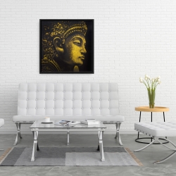 Framed 24 x 24 - Buddha of indonesia