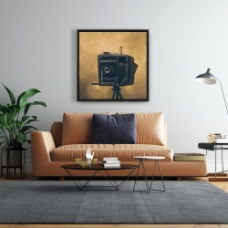Framed 24 x 24 - Vintage camera