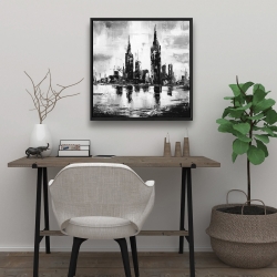 Encadré 24 x 24 - Paysage urbain monochrome