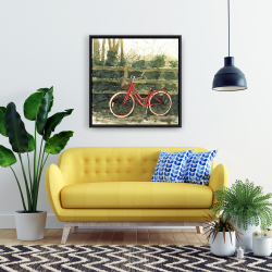 Encadré 24 x 24 - Randonnée dans les bois en bicyclette