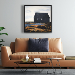 Framed 24 x 24 - Abandoned barn