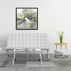 Framed 24 x 24 - Oasis of relaxation