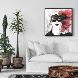 Framed 24 x 24 - Masked ball