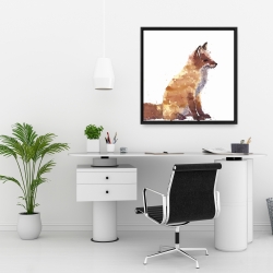 Framed 24 x 24 - Red fox