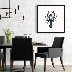 Encadré 24 x 24 - Homard bleu