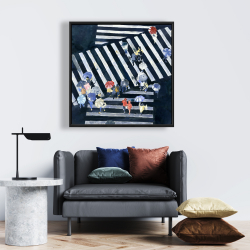 Framed 24 x 24 - Main street