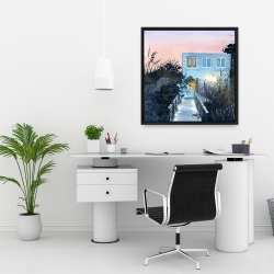 Encadré 24 x 24 - Maison de plage