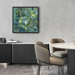 Encadré 24 x 24 - Succulents abstrait