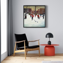 Encadré 24 x 24 - Jeunes joueurs de hockey