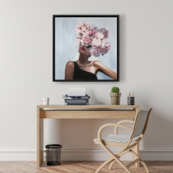 Framed 24 x 24 - See life in flowers