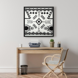 Framed 24 x 24 - Ethnic patterns