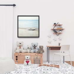 Framed 24 x 24 - Along the sea