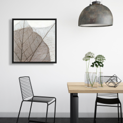 Encadré 24 x 24 - Feuilles séchées translucides