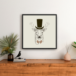 Framed 24 x 24 - Aristocrat roe deer