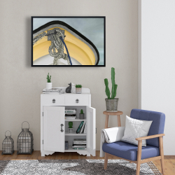 Framed 24 x 36 - The yellow boat