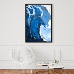 Encadré 24 x 36 - Vague abstraite en mouvement