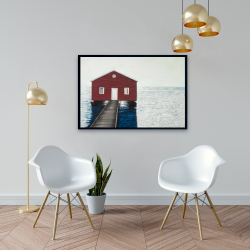 Encadré 24 x 36 - Hangar à bateaux