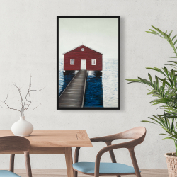 Encadré 24 x 36 - Hangar à bateaux
