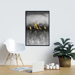 Encadré 24 x 36 - Voiliers d'or