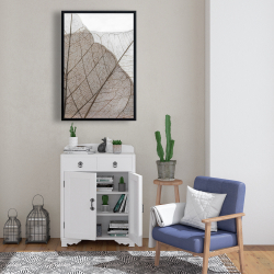Encadré 24 x 36 - Feuilles séchées translucides