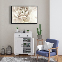 Framed 24 x 36 - Delicate chrysanthemum