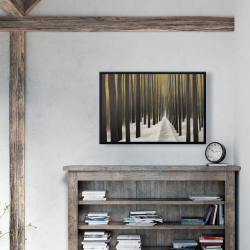 Encadré 24 x 36 - Randonnée en forêt
