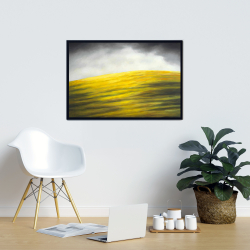 Framed 24 x 36 - Yellow hill