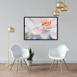 Framed 24 x 36 - Pastel colored flower