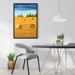 Framed 24 x 36 - Landscape of the countryside