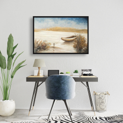 Framed 24 x 36 - Abandoned boat