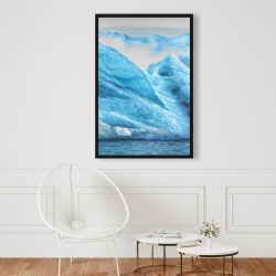 Framed 24 x 36 - Icebergs