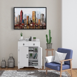Encadré 24 x 36 - Ville style grunge