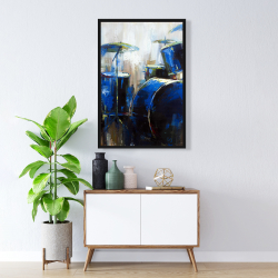 Framed 24 x 36 - Asbtract drums