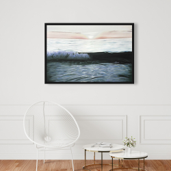 Encadré 24 x 36 - Coucher de soleil désaturée