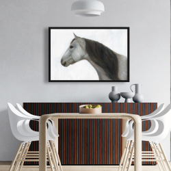 Framed 24 x 36 - Winter horse