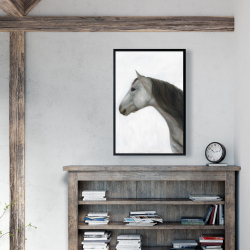 Framed 24 x 36 - Winter horse